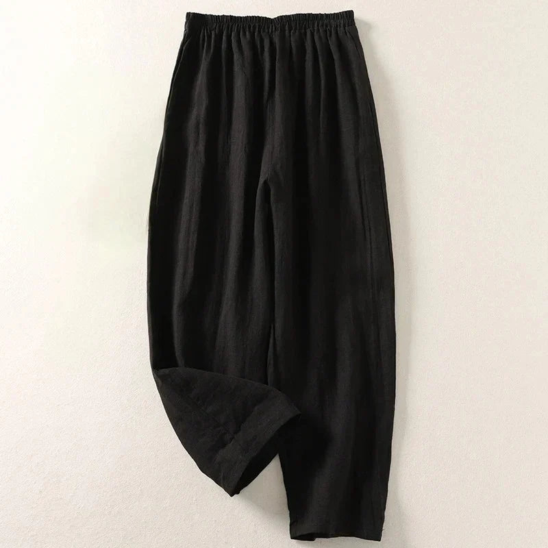 Vanessa 100% Linen Relaxed Pants