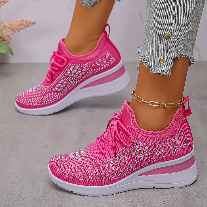 Romee | Orthopedic Sneakers with Sparkling Rhinestones