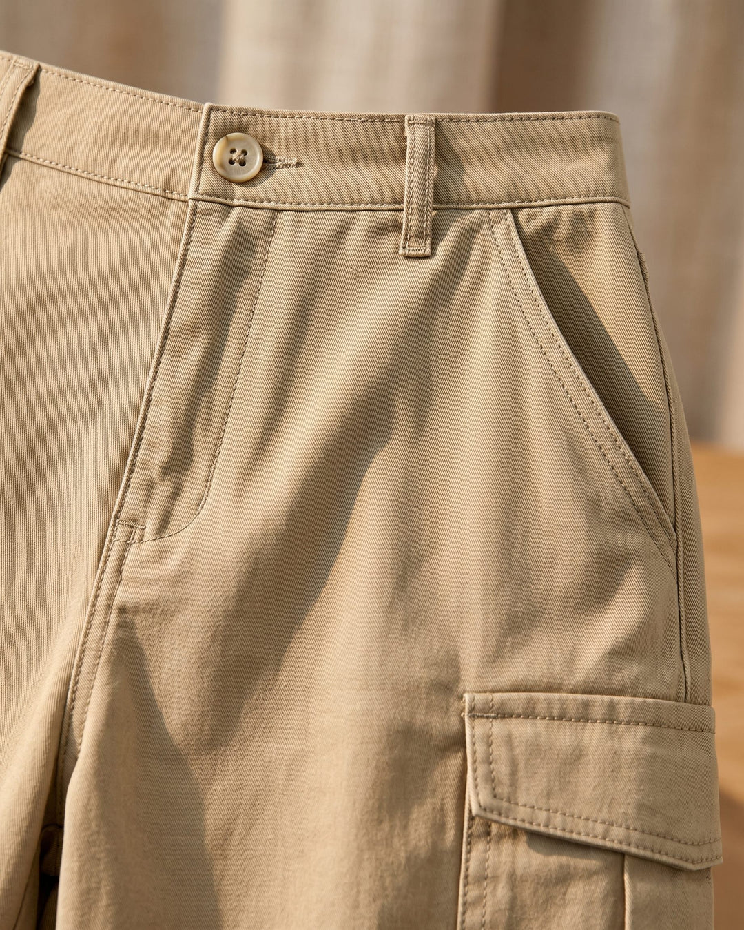 Clara Cotton Blend Cargo Shorts