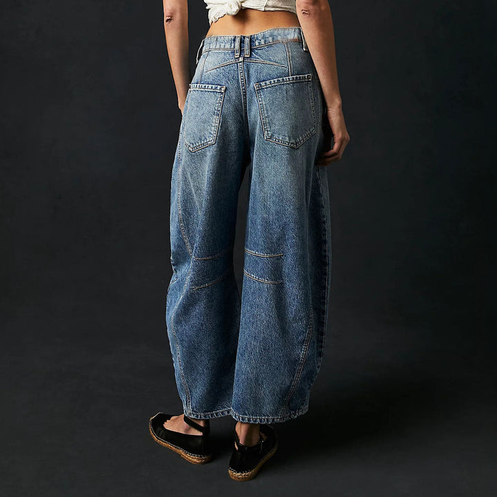 Marta Wide-Leg Panel Jeans