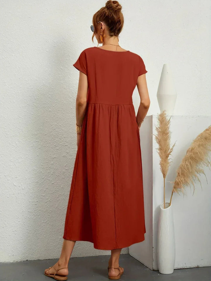 Seraphina | Effortless Elegance Cotton Dress