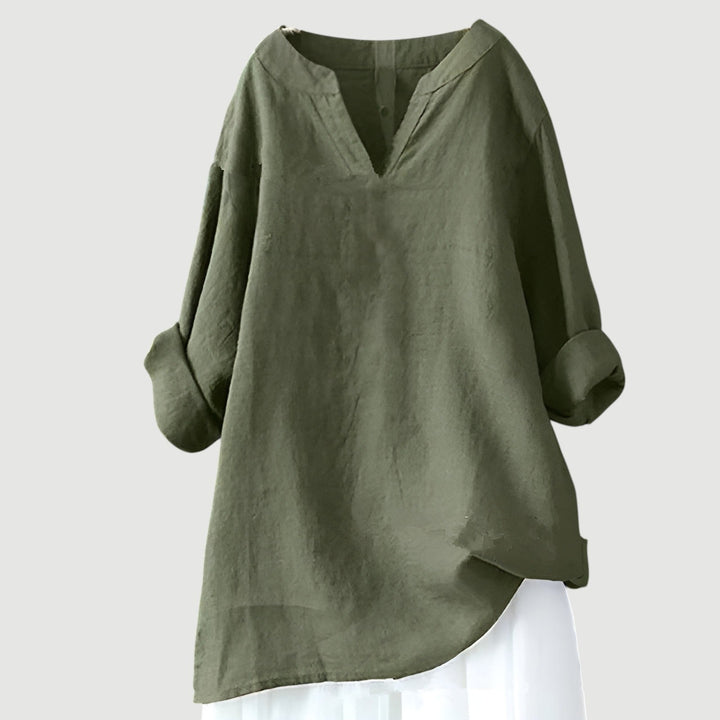 Serafina | Women’s V-Neck Relaxed Fit Blouse
